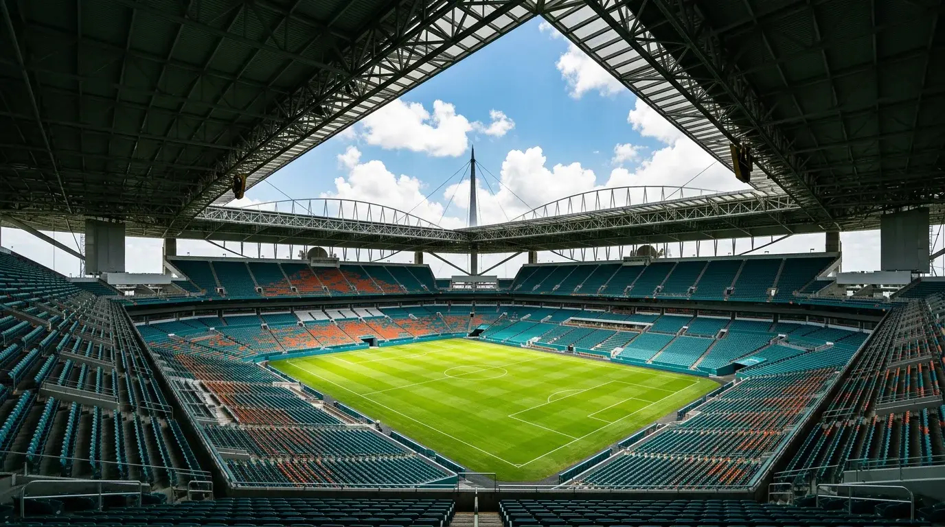 Hard Rock Stadium Miamissa MM 2026 otteluiden pelipaikka