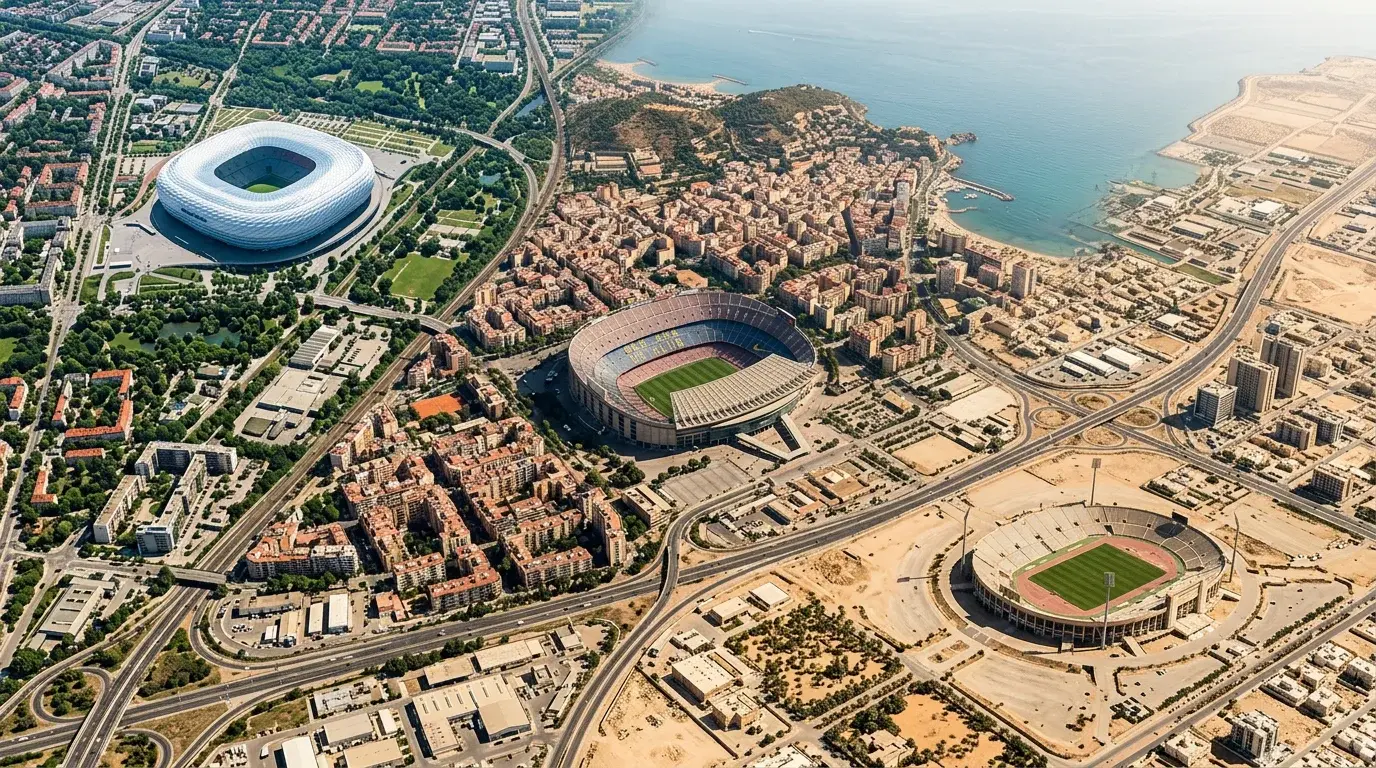 MM 2026 kaikki 16 stadionia USA Meksiko ja Kanada